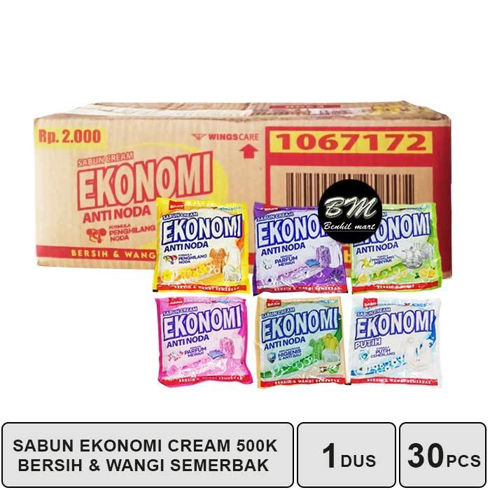 1 DUS ISI 30 PCS SABUN COLEK EKONOMI 500K / SABUN CREAM EKONOMI 500K