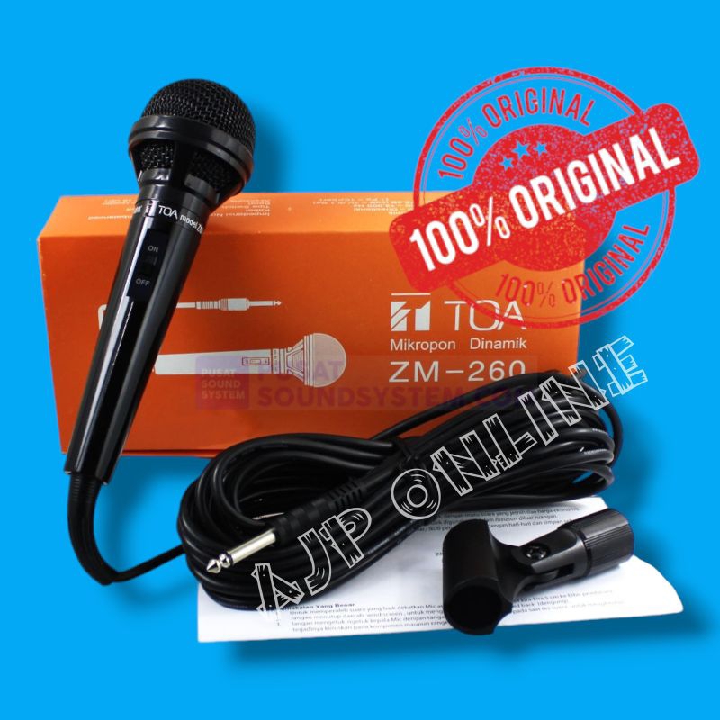 Mic TOA Asli Microphone TOA ZM-260 ORIGINAL