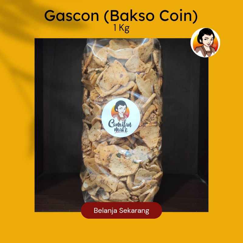 

BASCO 1KG/ CAMILAN MAK'E/ CEMILAN BAKSO GORENG COIN/ BASRENG COIN PEDAS ENAK RENYAH NAGIH/ SNACK PEDAS/ CAMILAN PEDAS/ SNACK KEMASAN