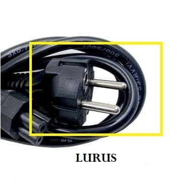 Kabel Power Adaptor Notebook 1.5 cm Tebal  /Kabel Adaptor Laptop /Kabel Power Laptop TEBAL