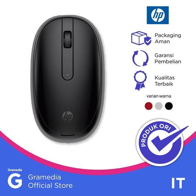Gramedia Batam - HP 240 Black Bt Mouse