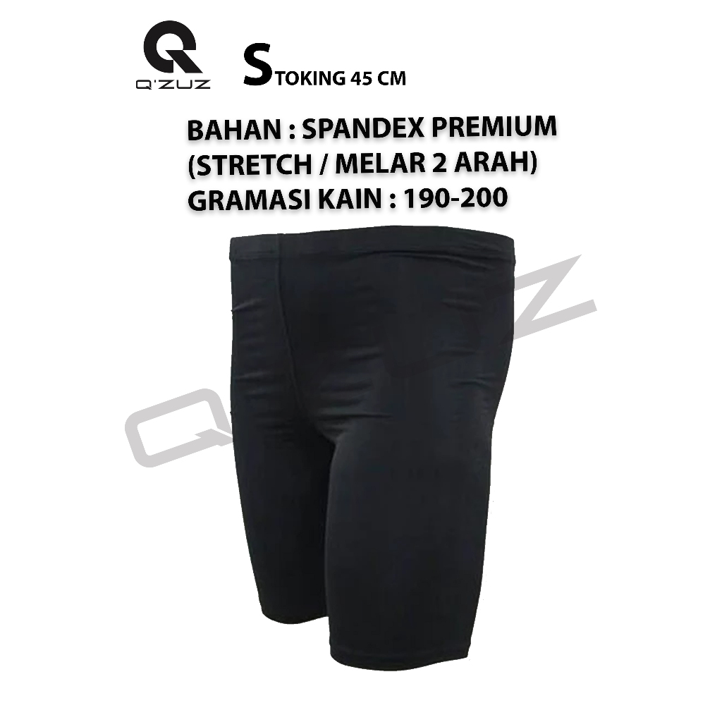 Celana Baselayer Manset Pendek Pria Wanita / Celana Strit