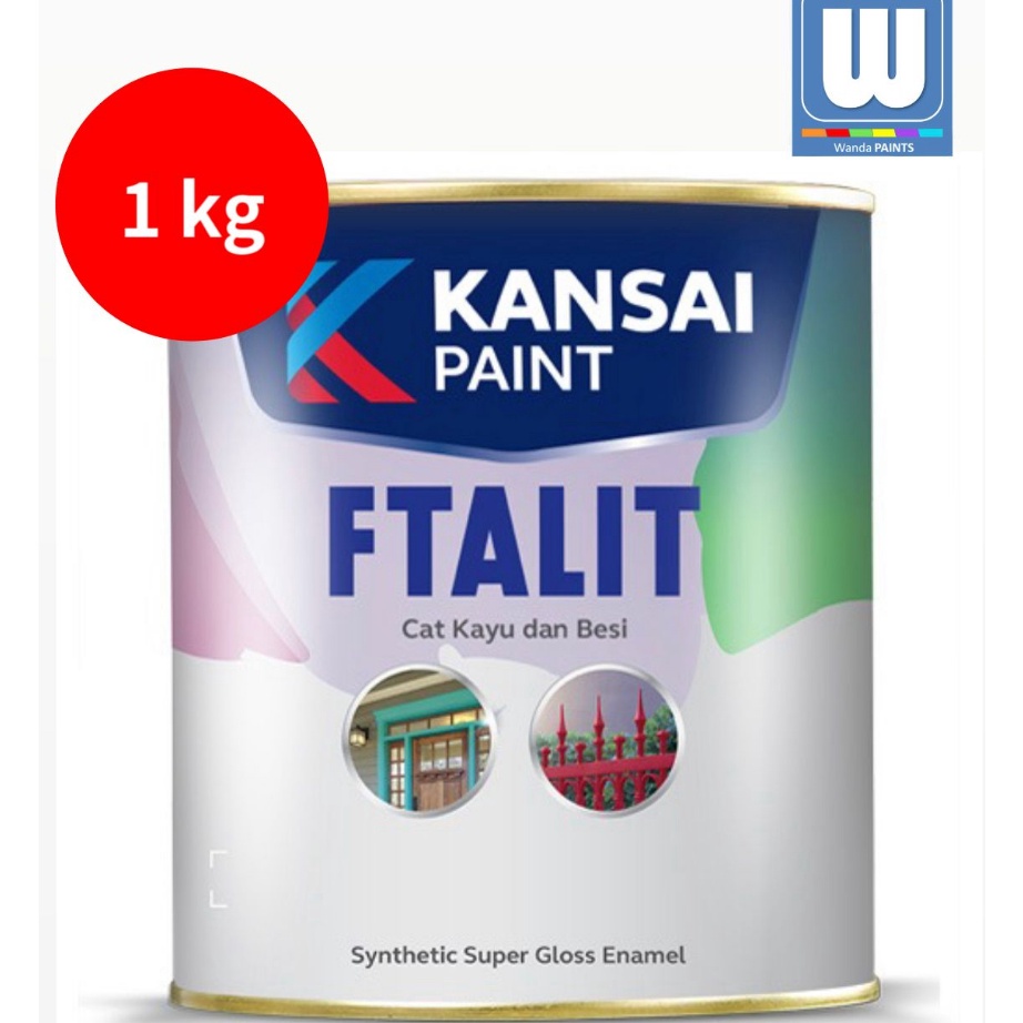 

HARI PENUH PROMO CAT FTALIT CLEAR VARNISH TRANSPARAN 1 KG