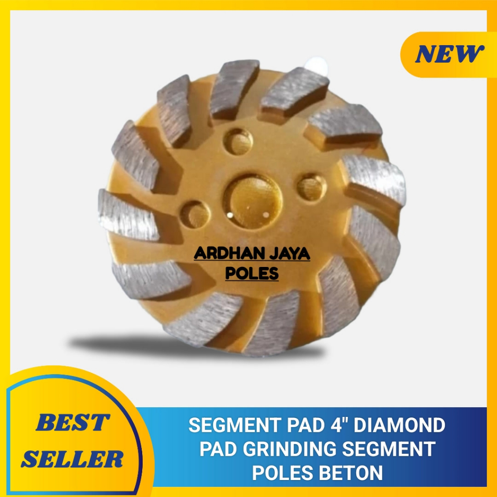 Segment Pad 4 inch Diamond Pad Grinding Segment Poles Beton