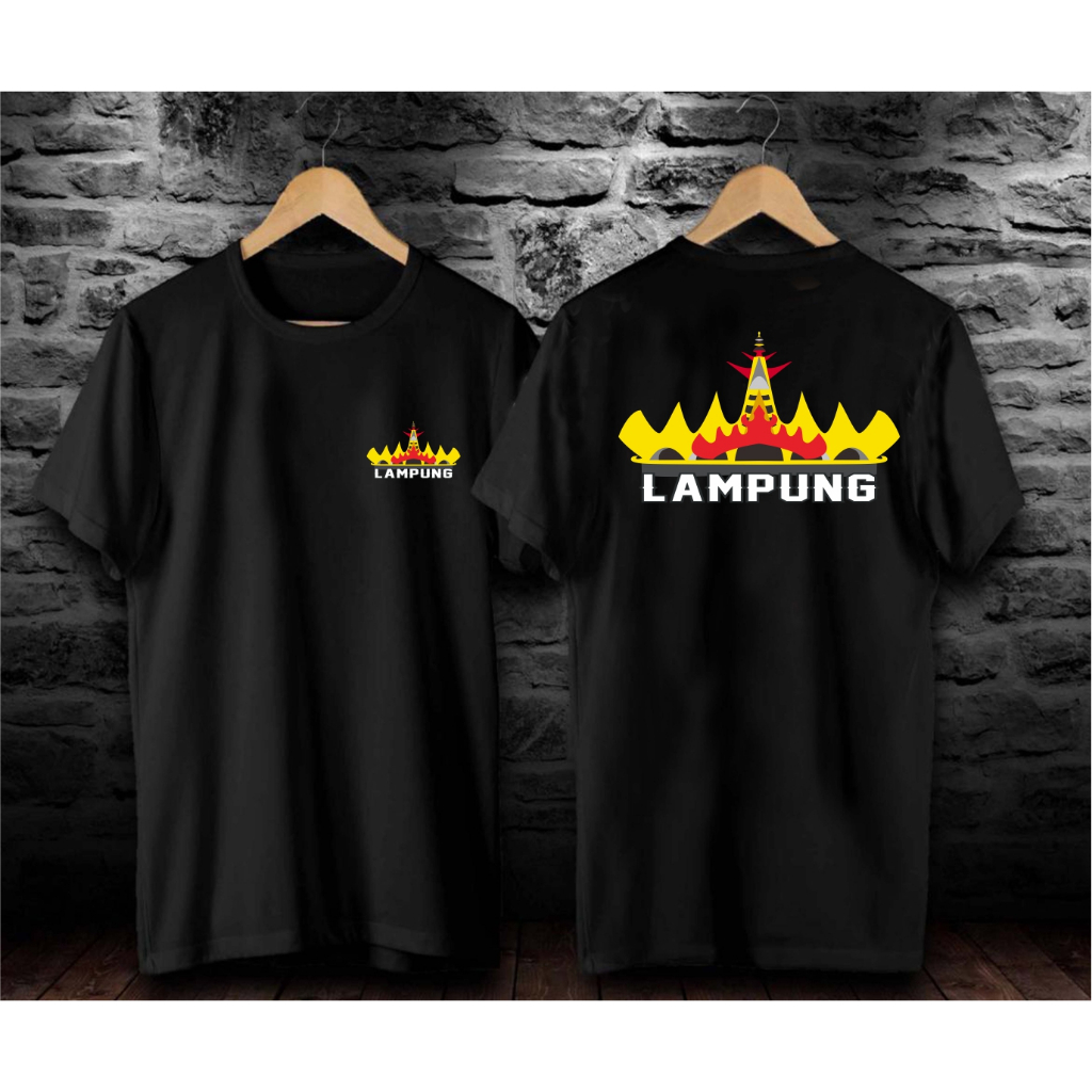 LAMPUNG,PAKAIAN PRIA ATASAN T-SHIRT KAOS GAMBAR DAN KATA LUCU.