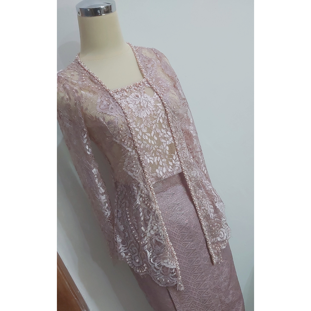 Kebaya kutubaru payet mutiara kristal / kebaya wisuda / kebaya bali