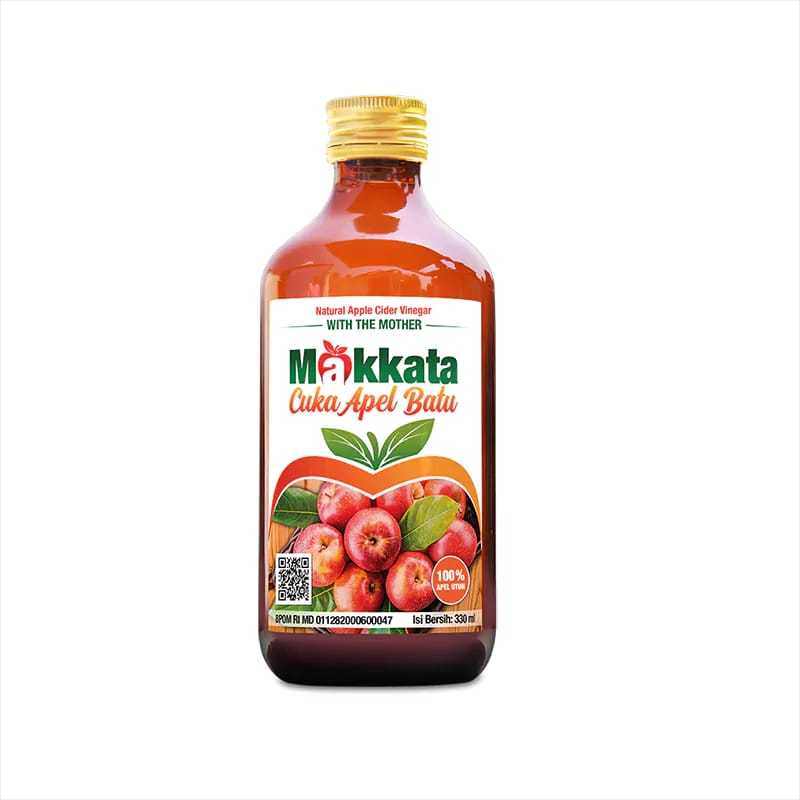

Cuka Apel MAKKATA 330ml cocok untuk diet BPOM