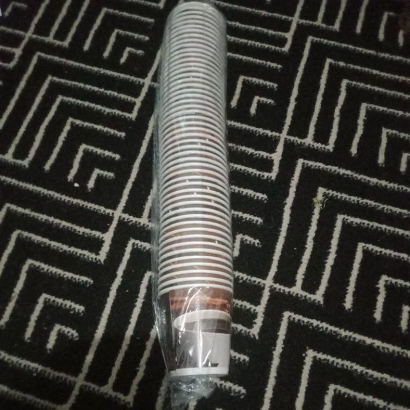 Gelas Kopi 6,5 Oz Paper Cup Motif / Gelas Kopi Kertas Kopi Panas Praktis
