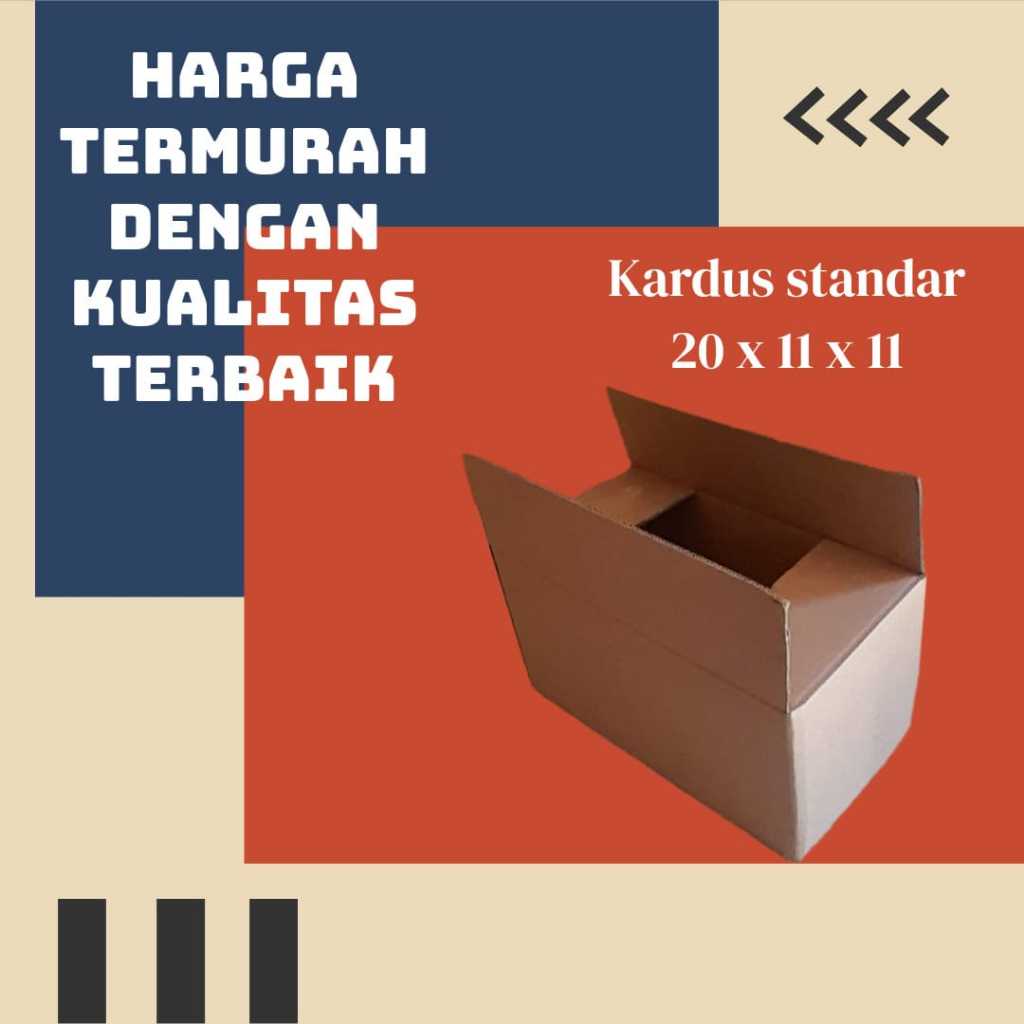 

Kardus Box Karton Kotak Dus Packing Kosmetik Polos Uk. 20x11x11 BFlute Tebal 3 mm