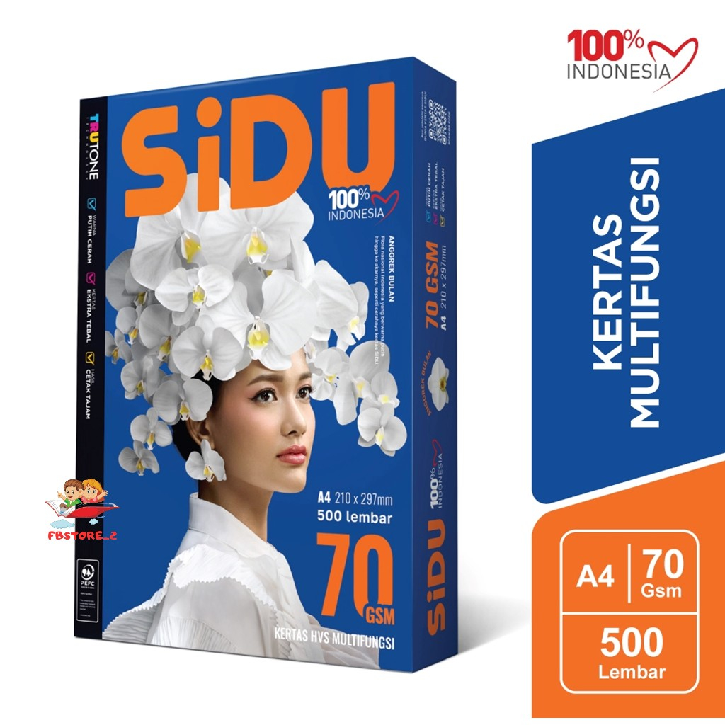 

[HVS] SiDU Kertas Fotocopy 70 GSM A4