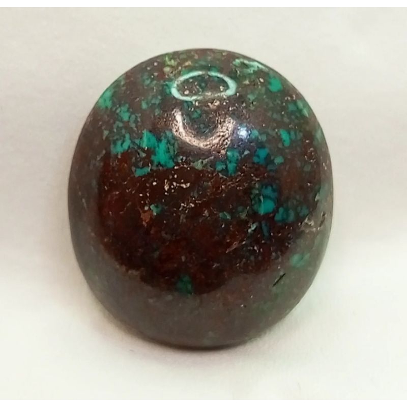 BATU PIRUS PERSIA NATURAL HIJAU TOSKA MUMBUL BULAT URAT BERAS WUTAH ANTIK