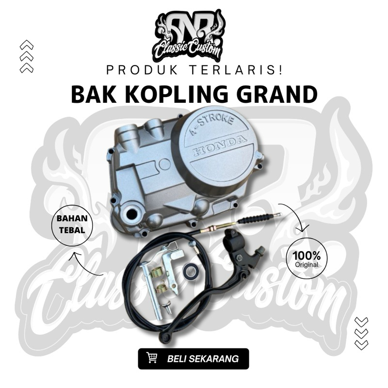 BAK KOPLING SUPRA X 110 | GRAND | PRIMA | LEGENDA | SUPRA FIT | C70 | BLOK HANDEL GRAND