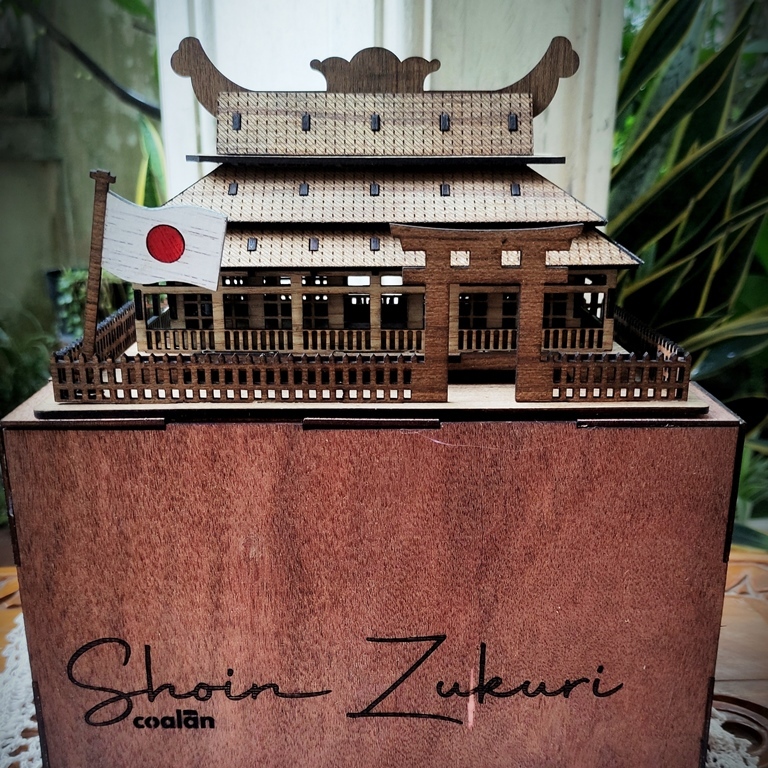 Miniatur Rumah Tradisional Jepang Shoin Zukuri