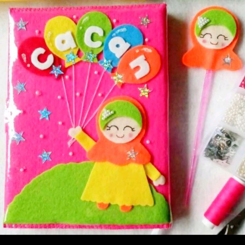 

SAMPUL IQRO CUSTOM NAMA / Sampul Buku / Sampul ikro / Sampul dari kain Flanel / petunjuk ngaji kalam ngaji