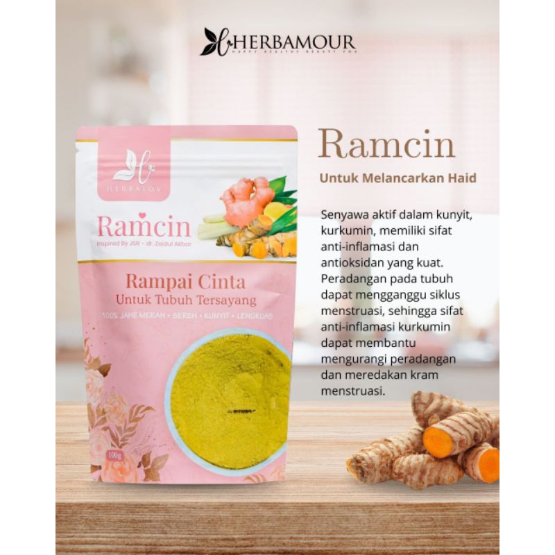 

Ramcin HERBALOVE HERBAMOUR rimpang jamu herbal