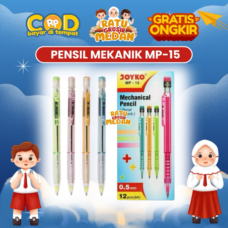 

Pensil Mekanik Joyko MP-15 per pcs satuan