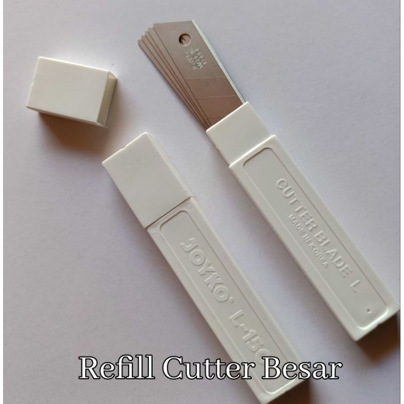 

Refill cutter besar merk Joyko 1 tube isi 5