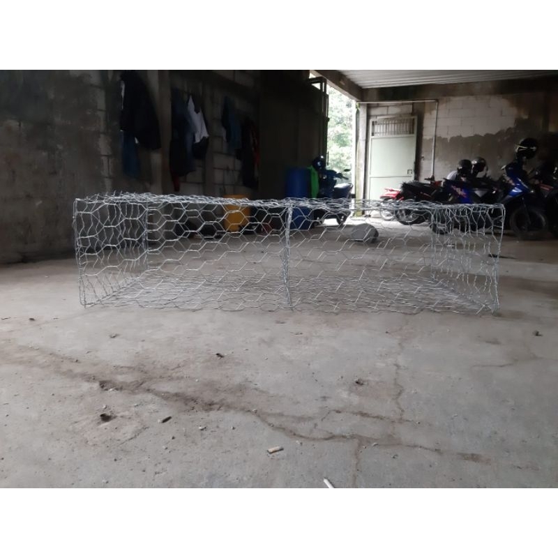 Caufeestore Kawat Bronjong Galvanis 8-10Cm Untuk Penahan Tanah