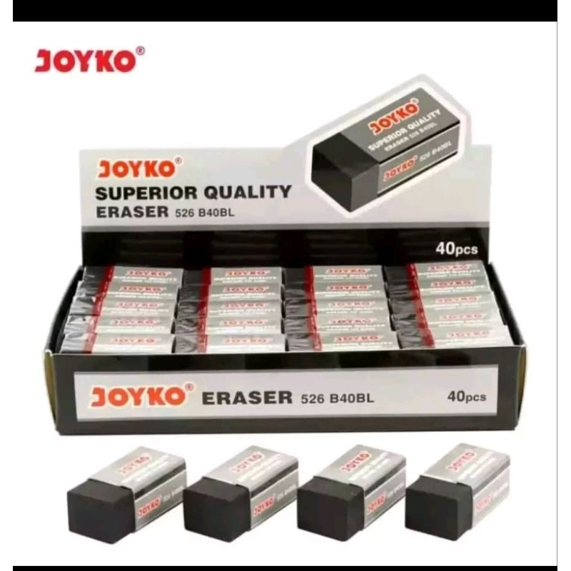 

40 pcs penghapus joyko eraser B40BL penghapus stip joyko