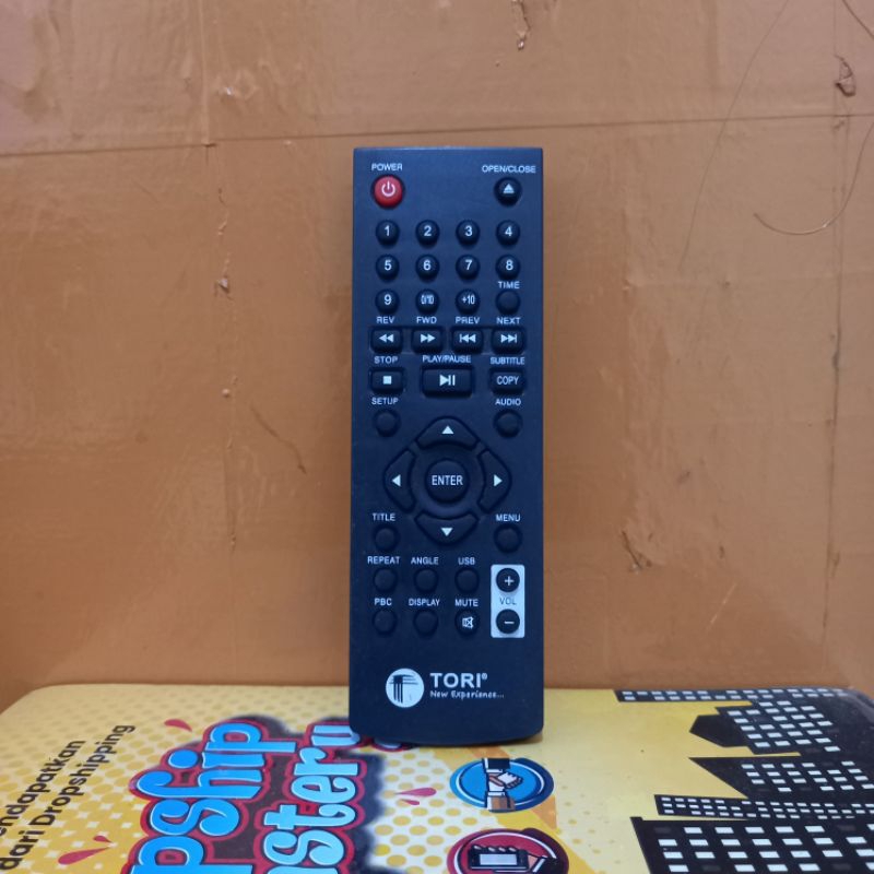 REMOTE ORIGINAL DVD PLAYER TORI