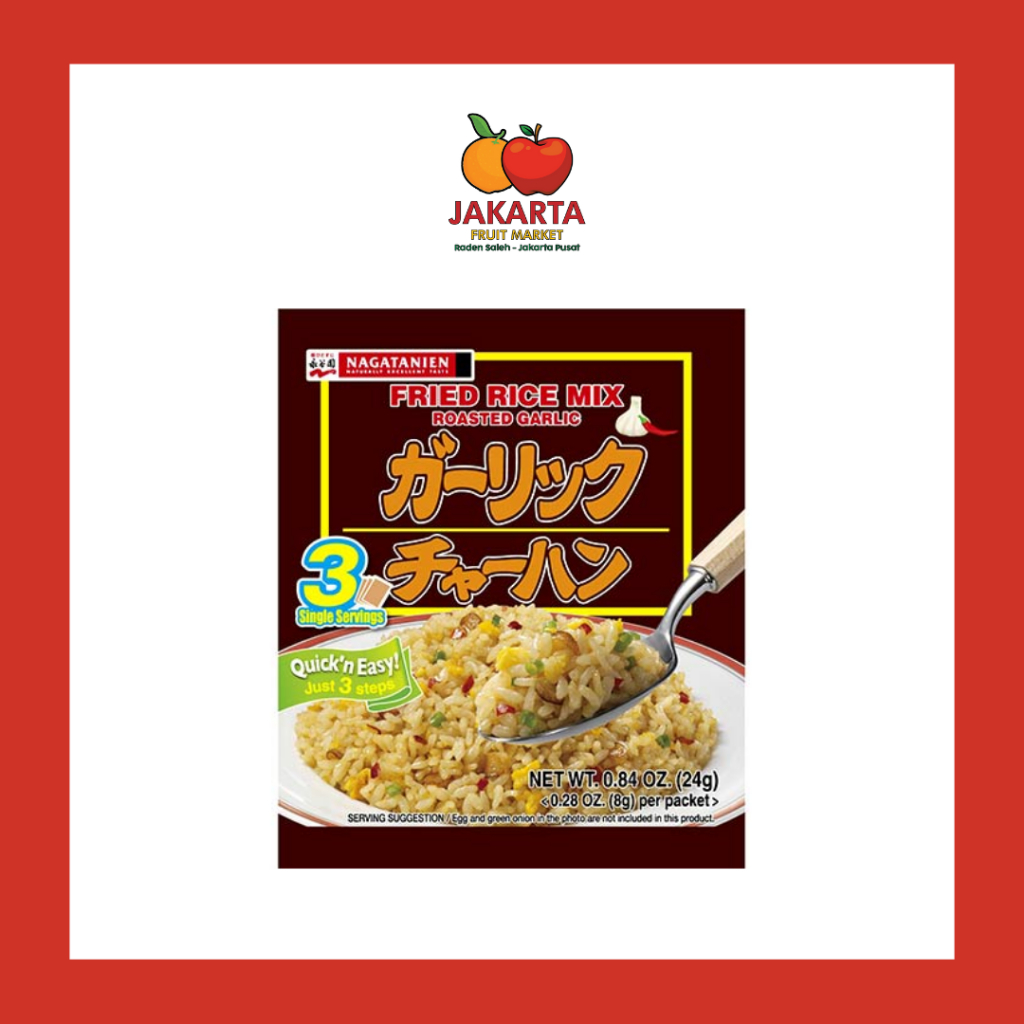 

NAGATANIEN FRIED RICE MIX GARLIC CHA HAN 24 GR / BUMBU NASI GORENG