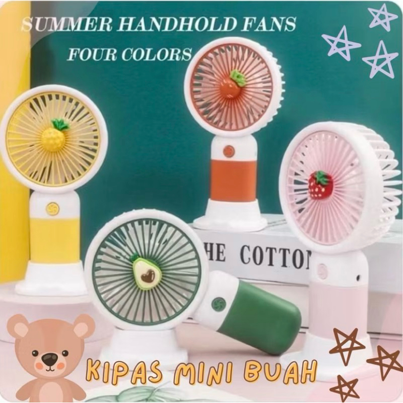 Kipas Angin Mini USB Kipas Karakter Buah