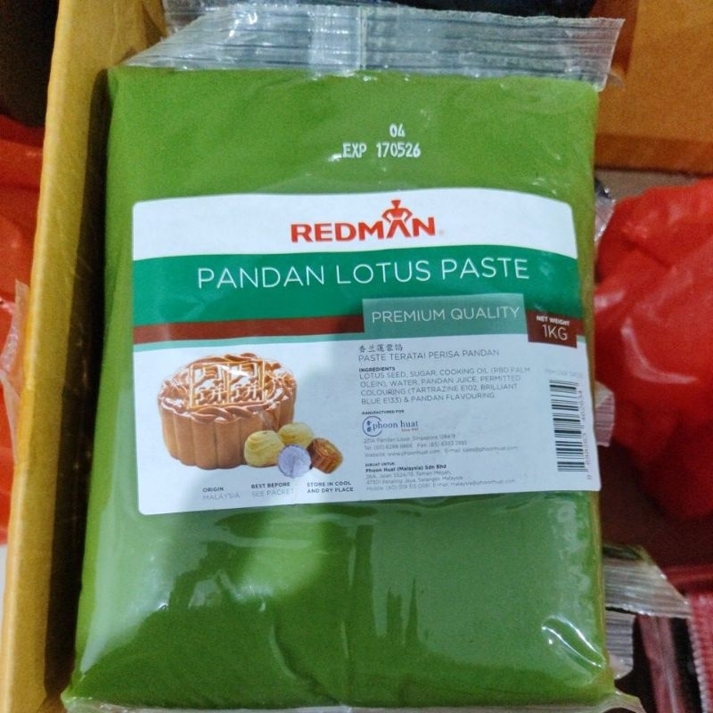 

Filling mooncake Panda Lotus Paste Premium redman malaysia isian mooncake import