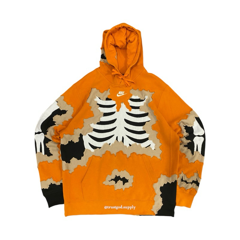 REWORKED NIKE SKELETON HOODIE