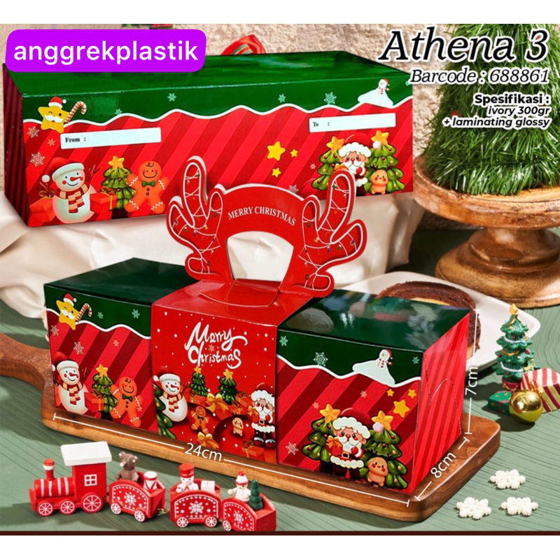 

dus box roll cake cooikies Natal athena