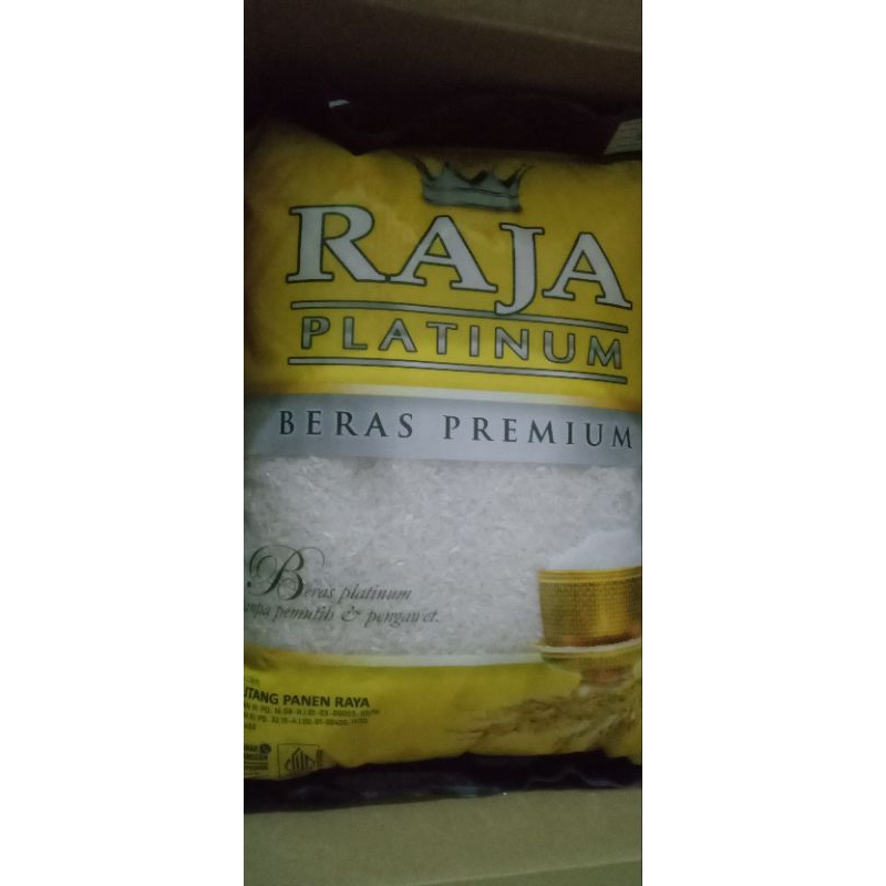 

Beras raja platinum 5kg