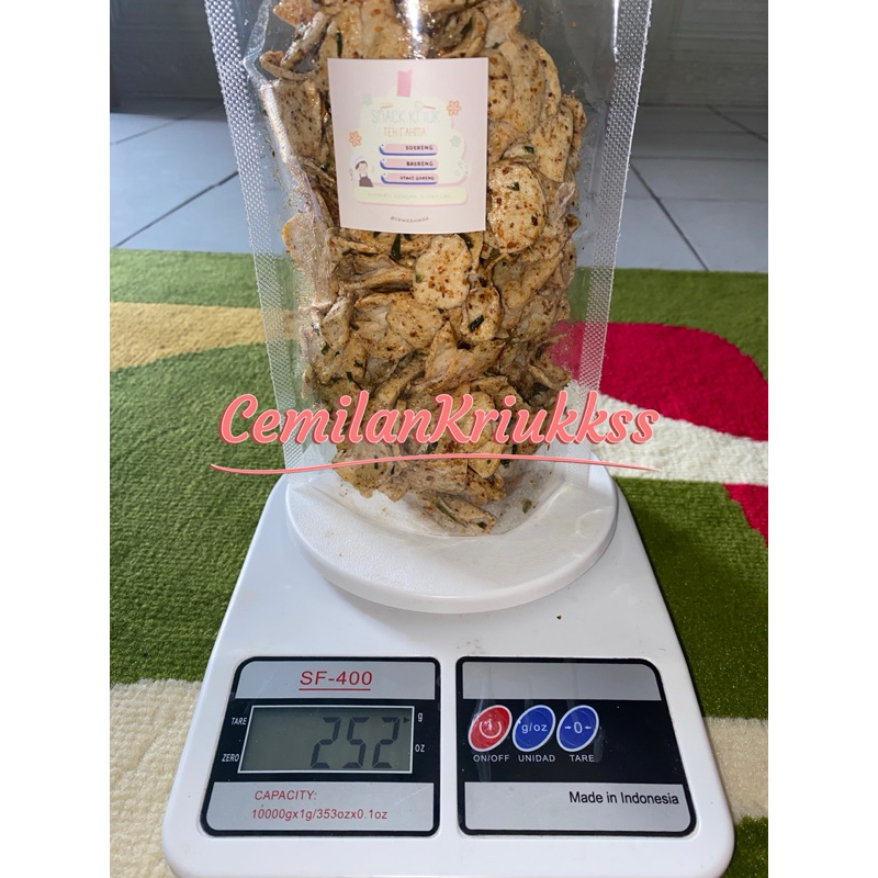

Basreng Pedas Daun Jeruk per 250gr