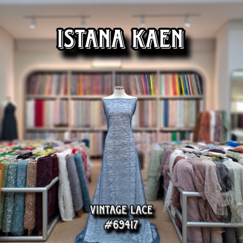 Brukat Vintage Lace | Tulle Vintage Lace | Vintage | Santili Meteran | Chantily Meter | Santili -IST