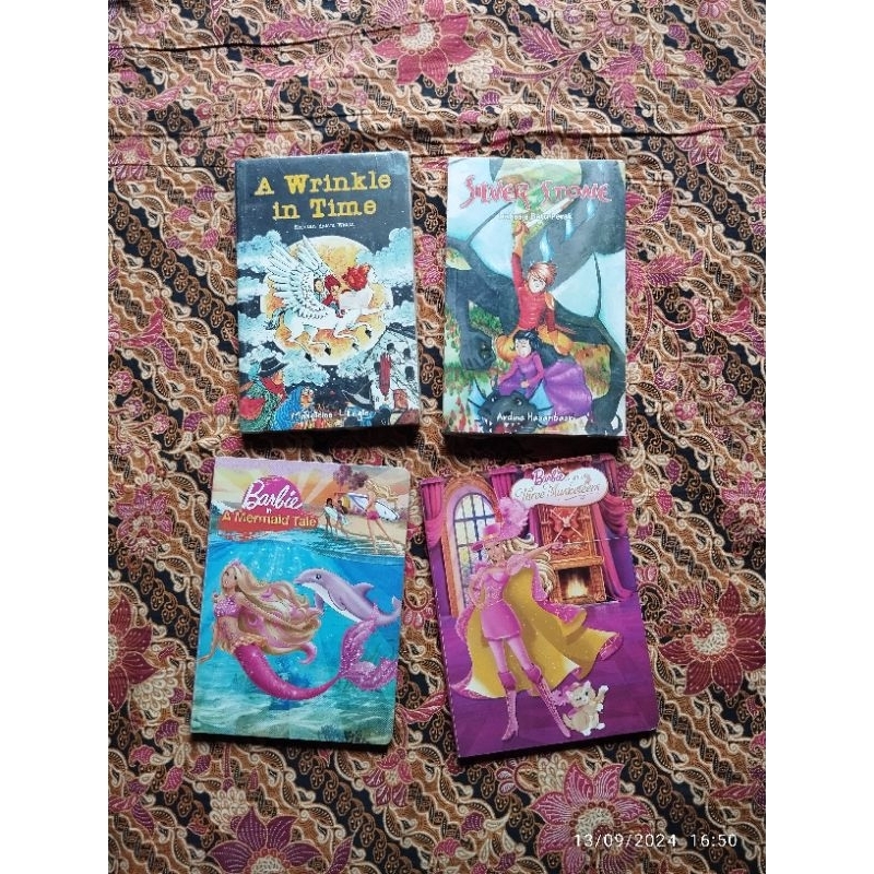 Buku Novel - Cerita - Barbie; CERITA TELADAN Burung BAYAN, STEP in to READING, BUKAN PUTRI ANGSA, ST