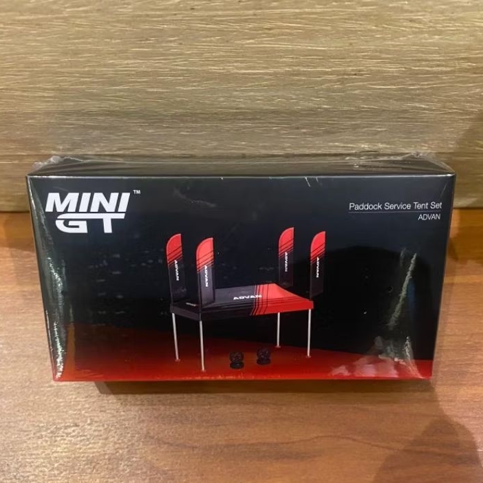MINI GT AC20 PADDOCK SERVICE TENT SET ADVAN MINIGT