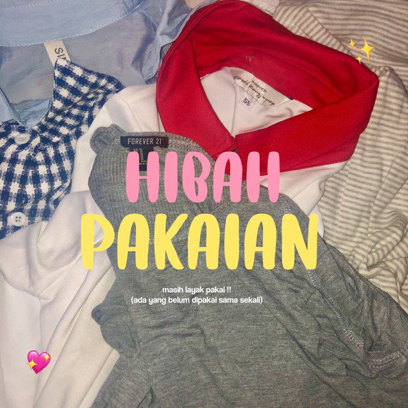 hibah pakaian preloved gratis