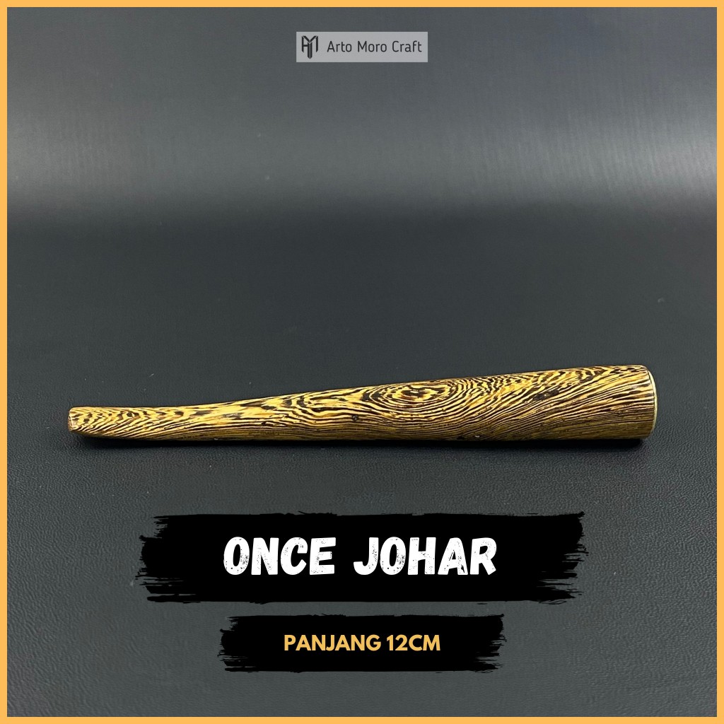 Once Cangklong Pipa Kayu Johar 12 cm Kualitas Super