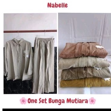 One Set Bunga Mutiara