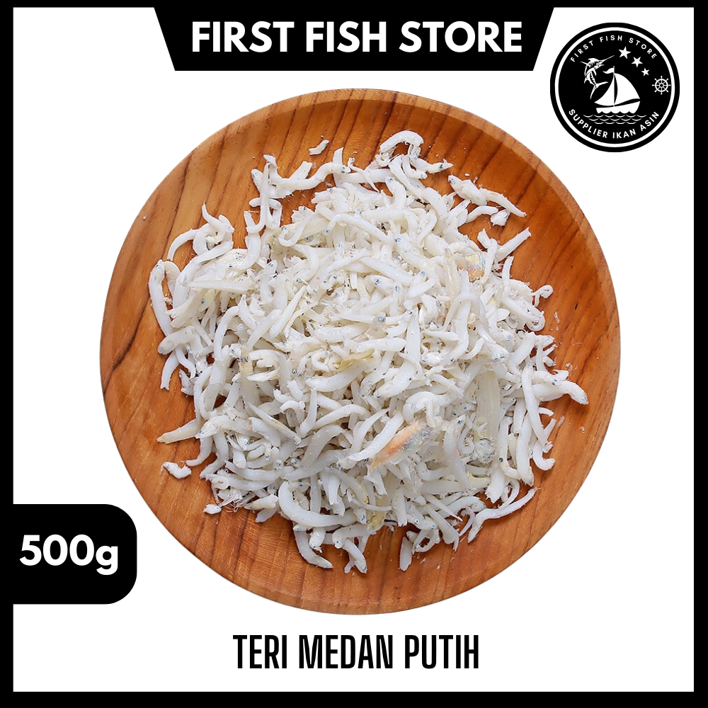 

Teri Nasi Medan Putih 500 Gram Premium Cita Rasa Ikan Asin Pilihan