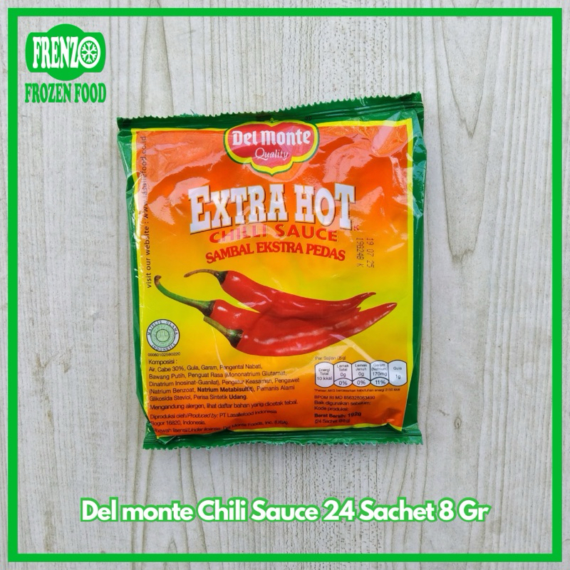 

Delmonte Saus Chili 24 Sachet 8 Gr