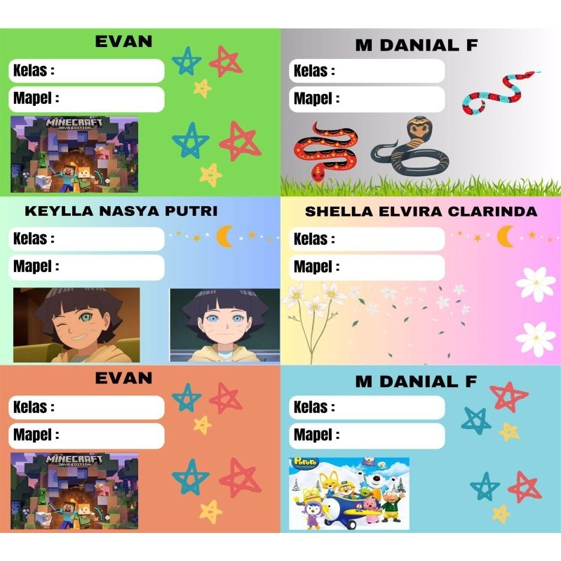 

Stiker Mata Pelajaran
