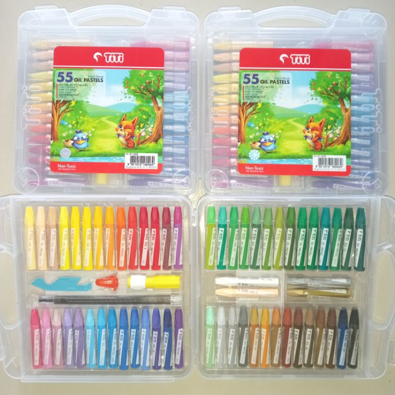 

Crayon Oil Pastel Titi 55 Warna ( Set) [ Original ]