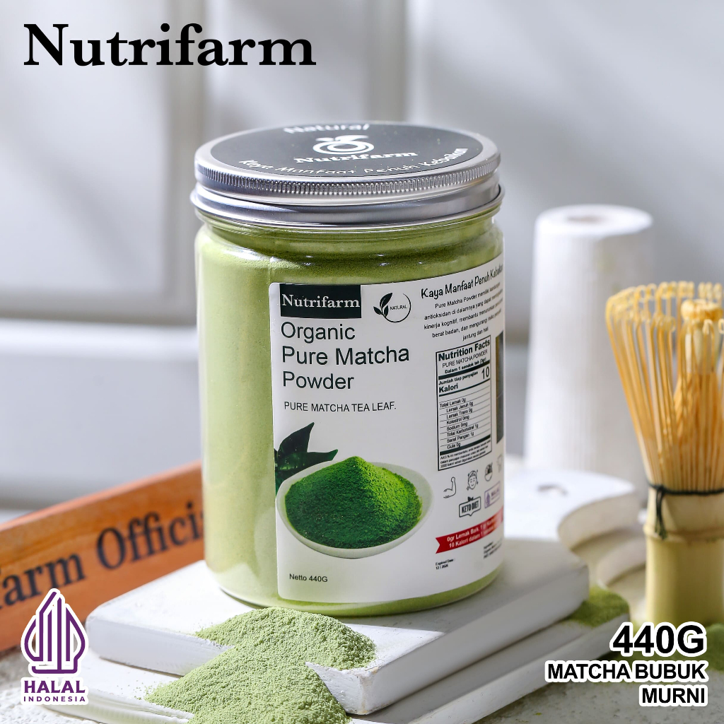 

MATCHA POWDER 440G MINUMAN PURE PREMIUM / BUBUK MATCHA MINUMAN PREMIUM MURNI / MATCHA POWDER HOMELAB