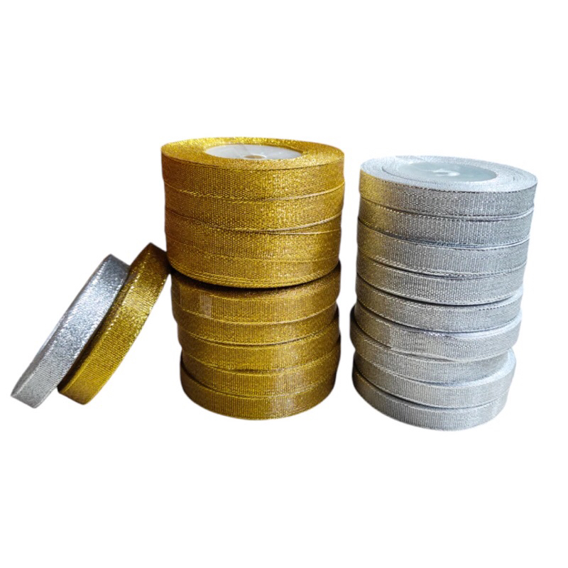 

pita 1 CM gold / silver selempang