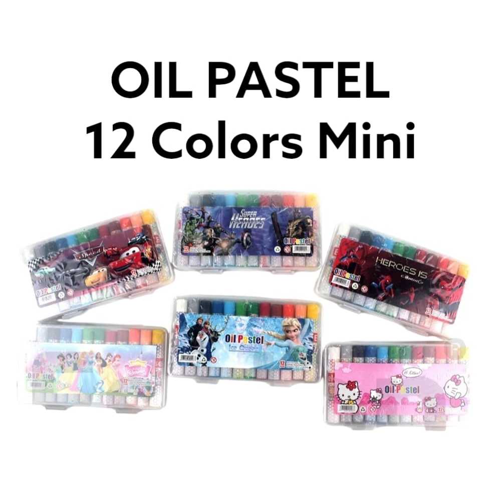 

KRAYON WARNA MURAH / CRAYON WARNA / OIL PASTEL 12 COLORS A1B2C3