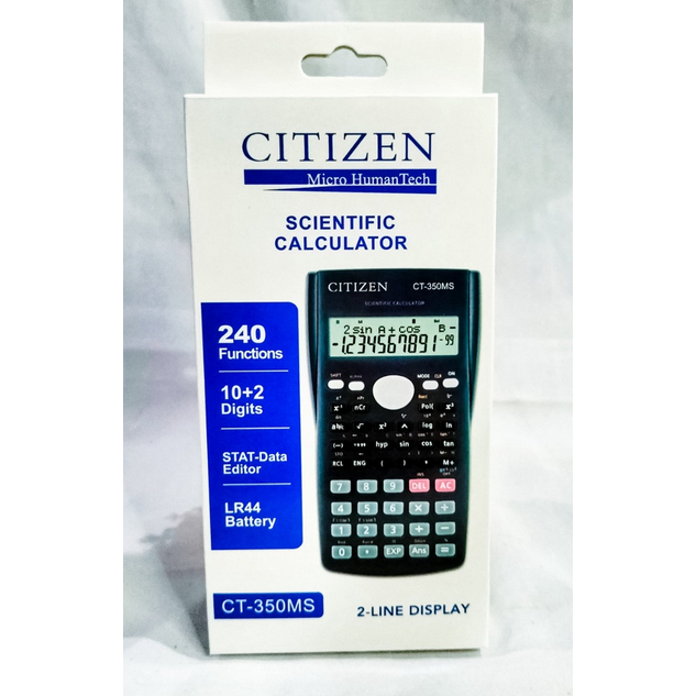 

YUH kalkulator / alat hitung Citizen CT 350 MS Scientific ilmiah