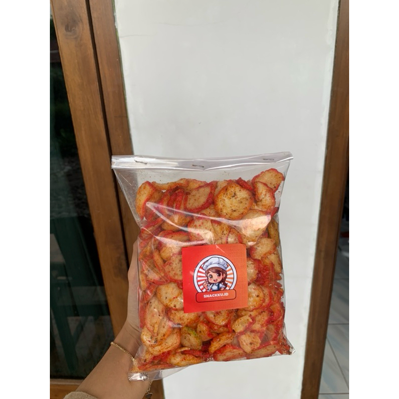 

Kerupuk Seblak Pedas Gurih / Snack Makanan Ringan Snackku.id