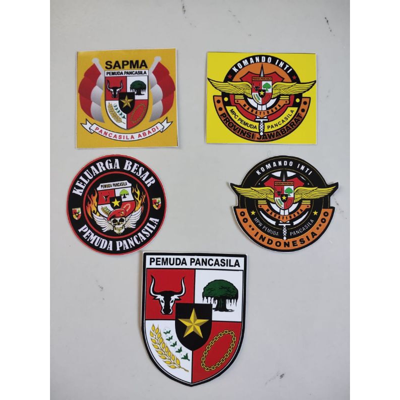 

Stiker Pemuda Pancasila 5pcs terbaru PP5