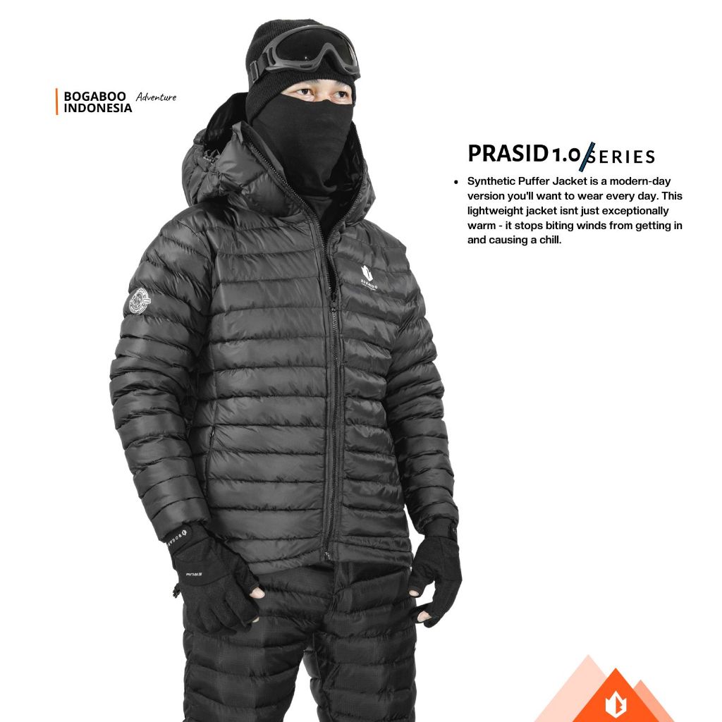 Jaket Gorpcore Tebal Winter Bogaboo Seri Prasid 1.0 Pria Wanita -  Jacket Puffer Musim Dingin - Jake