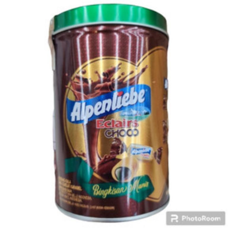 

alpenliebe eclairs choco permen kaleng 144gr