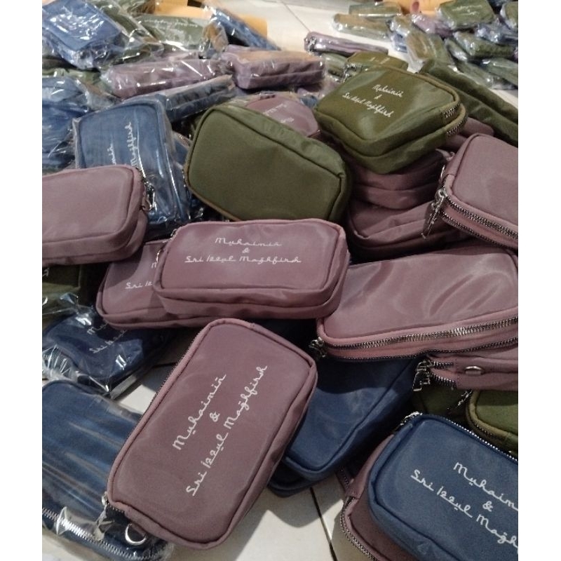 dompet 2 ruang  buat sofenir/Dompet Hp